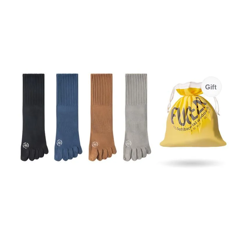 FUGEER Mid Calf Socks Men's 4 Pack-20
