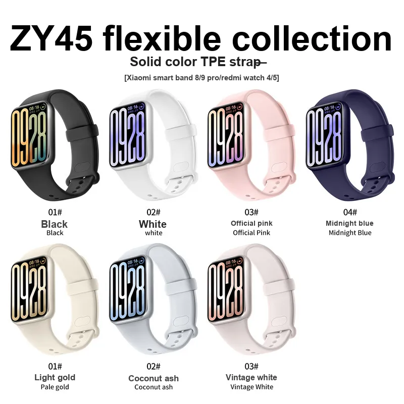 STEWPIGO Xiaomi Compatibility Watch Band 232 Rubber Band Material-7