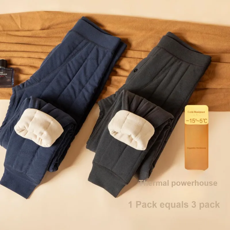 H YXIANG Men Thermal Pants-9