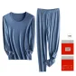 Large Crew Neck-Denim Blue