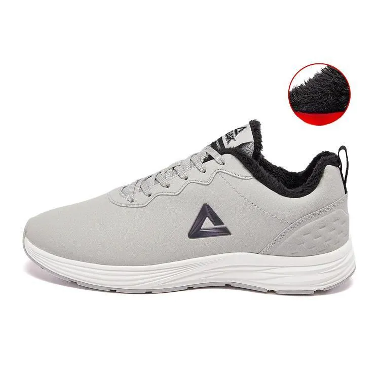 PEAK Durable Cushioning Low Top Running Shoes Men's Iron Gray-0
