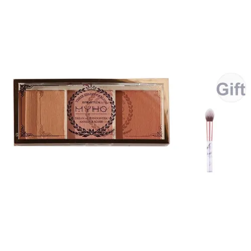 MYHO Dreamy Girl Tricolor Blush Easy to Blend Shimmering MYHO Dreamy Girl Трехцветный Румяна Легко Смешиваемый Сияющий