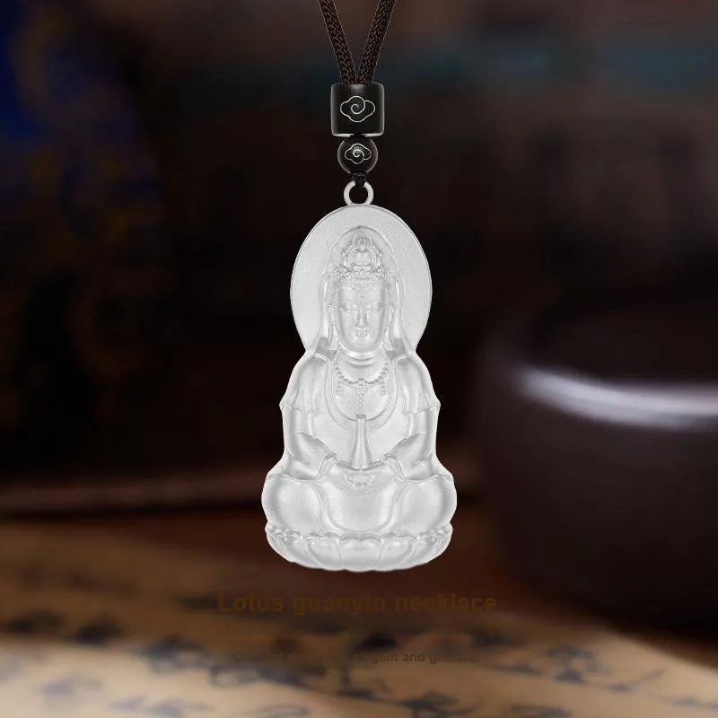 YASHENGZHUBAO 999 Fine Silver Sterling Silver Necklaces Unisex-1