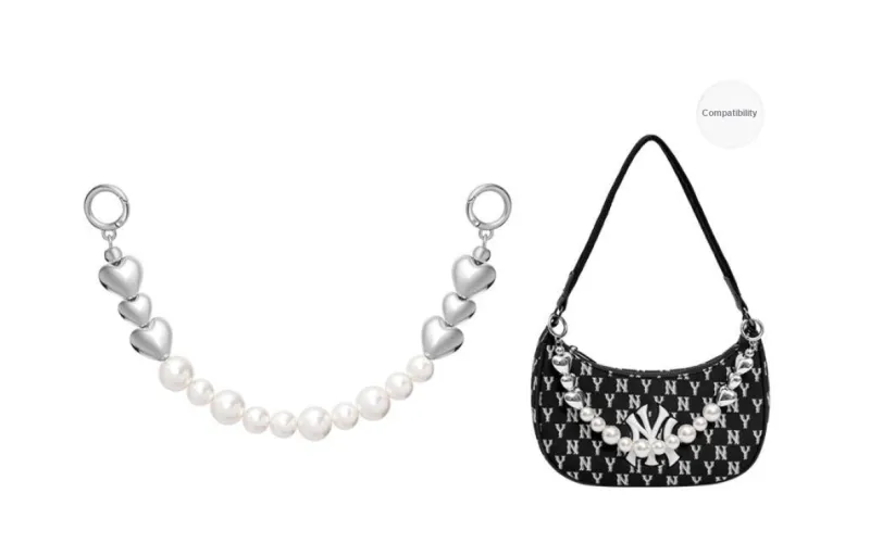 GUYI Metal/Flannelette Bag Accessories Women's Silver/Black-14
