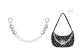 Heart Pearl Decorative Chain 38cm