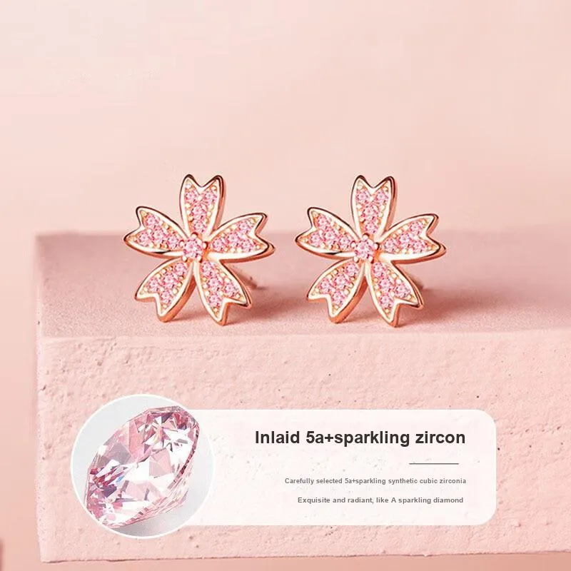QUIET LOVE S925 Silver Stud Earrings Women's-2