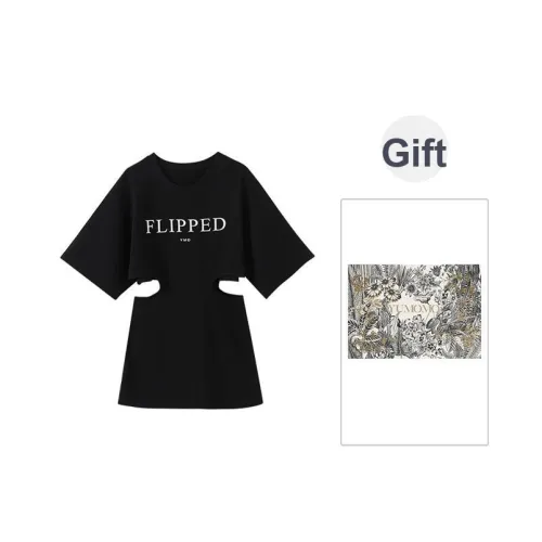 YUMOMO STAR Короткий рукав Платье Женское