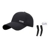 Black Hats & Caps+Black Cooling Arm Sleeves