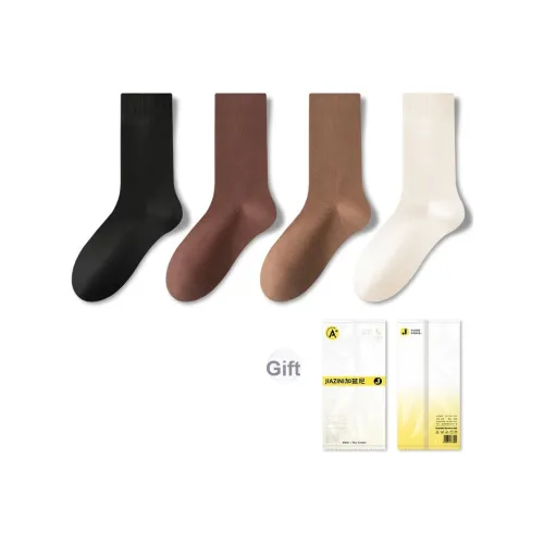 JIAZINI Носки Crew Унисекс упаковка из 4 пар