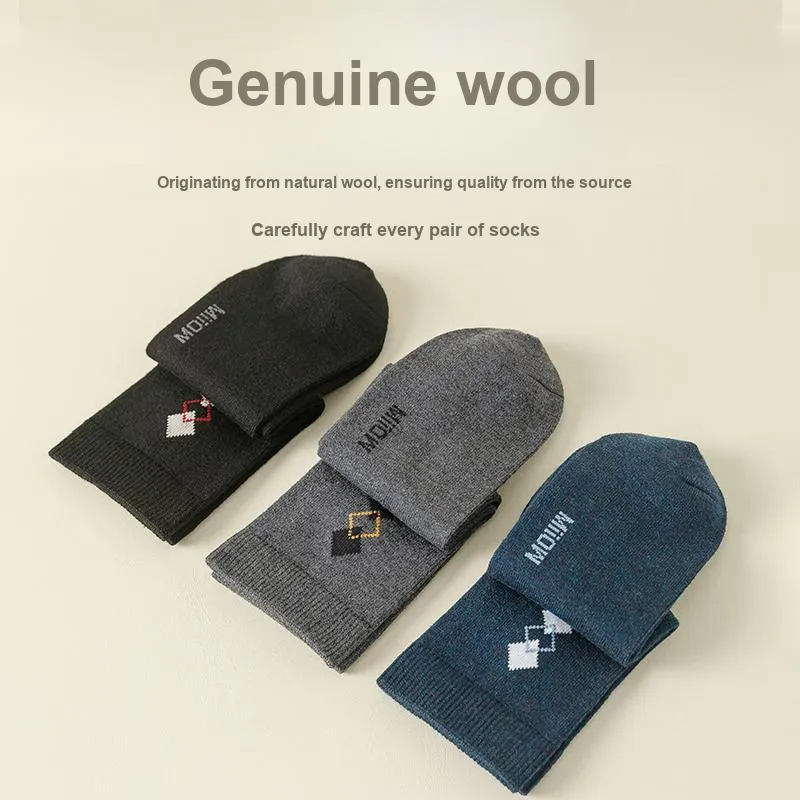 MIIOW Mid Calf Socks Men's Box 5 Pack-1