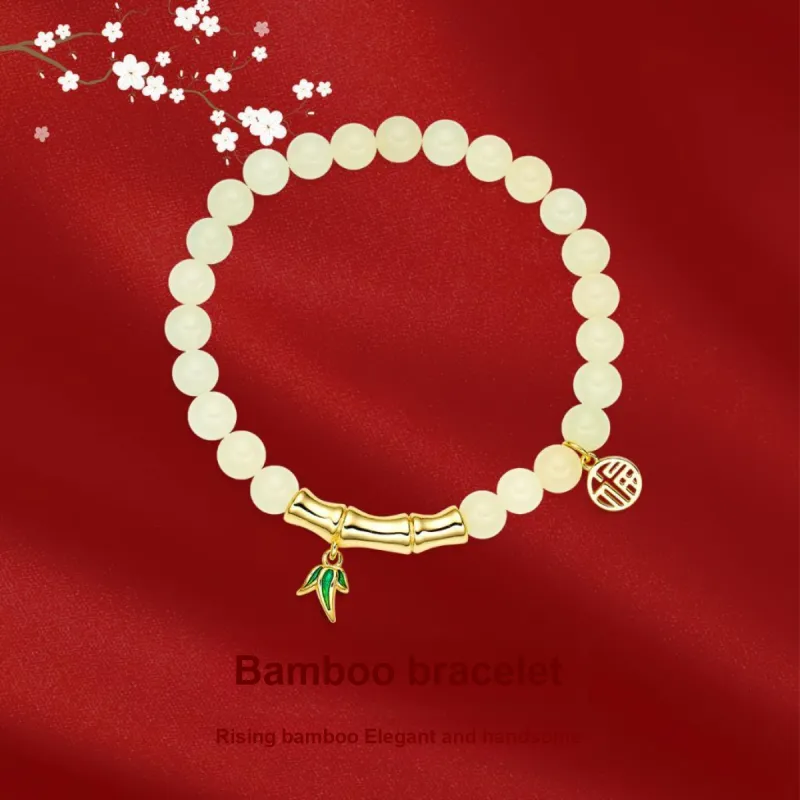 Andaozi Hetian Jade Bracelets White Jade Unisex-1