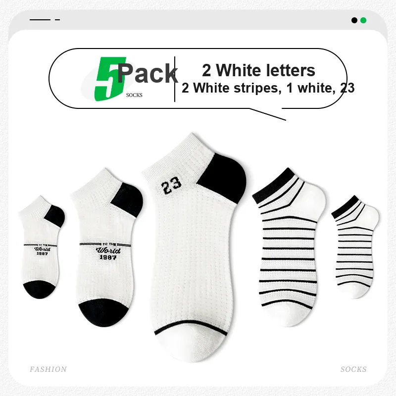 ROBINHOOD Ankle Socks Women's 5 Pack-1