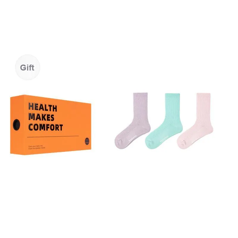 Vine Color Mid Calf Socks Women's 3 Pack-3