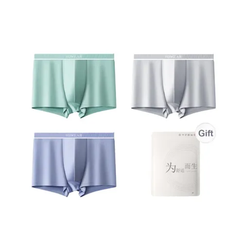 Red Bean Underpants Men's Shopping Bag 3 Pack