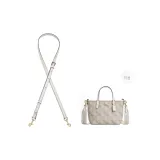 [레더 스트랩] 캐리지 아이보리 크로스바디백 조절 가능 90-120cm