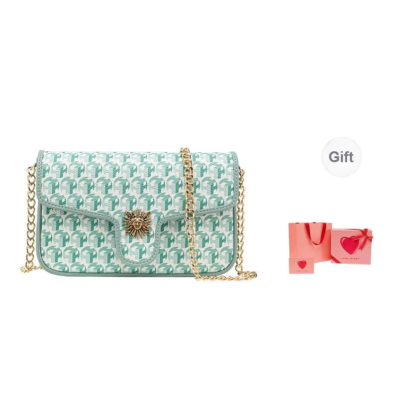 VANESSA HOGAN Pvc Chain Bag Shoulder Bag Small Size Women's Green-10