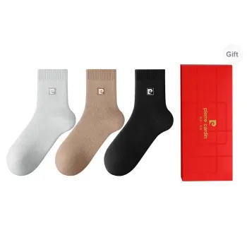 PIERRE CARDIN Mid Calf Socks Men's 3 Pack With Box Included