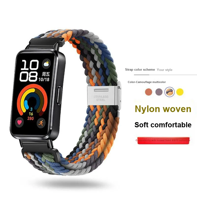 FZRT Huawei Honor Compatibility Watch Band 130 220mm Nylon Material-1