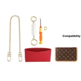 Compatibility Carryall Medium Size[Gold Copper Chain Underarm]Sub-Bag Set
