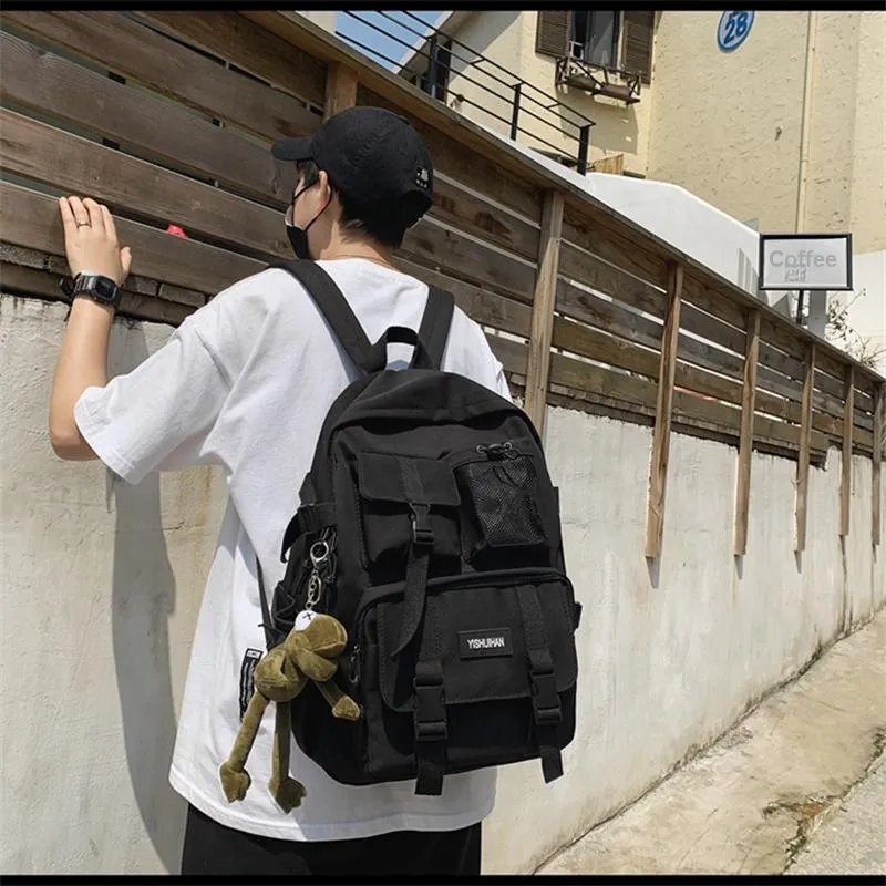 BALANG Nylon Backpack Tubas Unisex Red/Green/Blue/Black/Ecru-1
