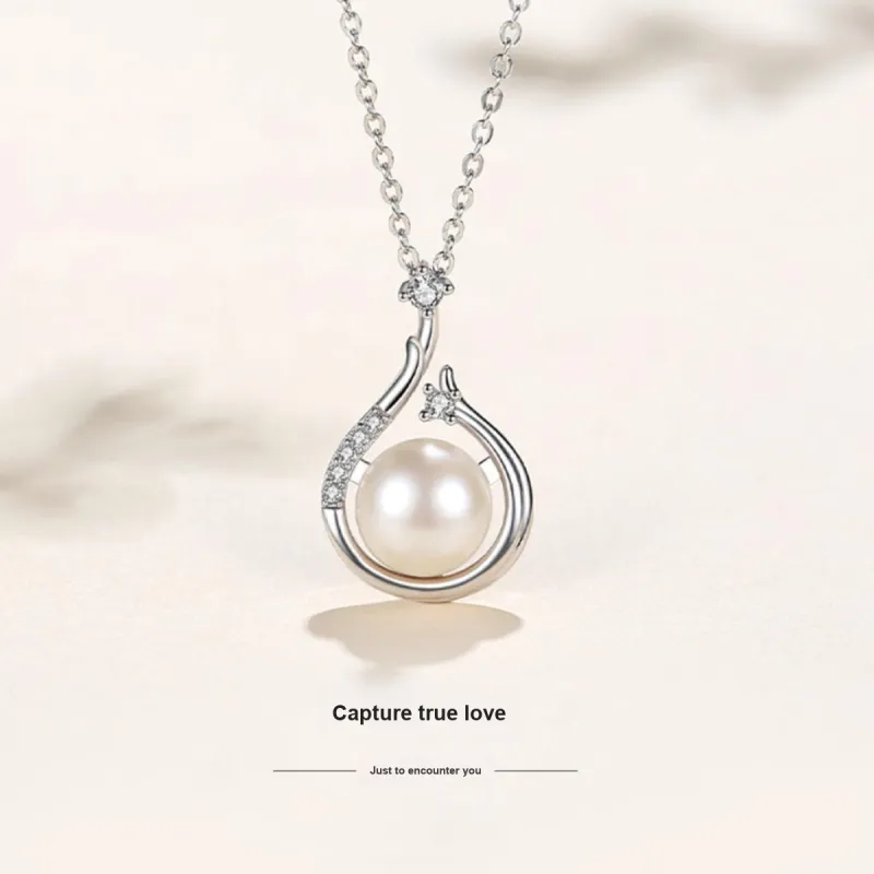 Taste The Color Pearl Necklaces Women's-3
