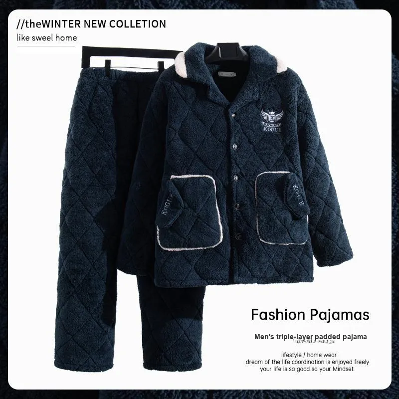 MADALLO Men Pajama Sets-4
