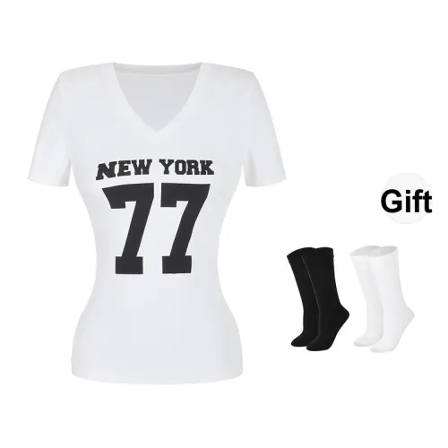 BSEVENI Белые Женские Футболки