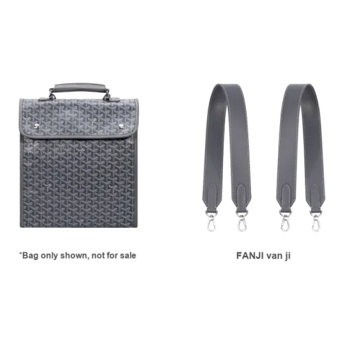 FANJI Кожа Goya Рюкзак с Широким Ремнем Сумка Замена Аксессуары Серый