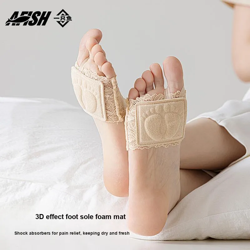 AFISH No Show Socks Women's Shopping Bag 4 Pack-4