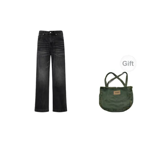 GTRG Jeans Unisex Black Gray Buy One Get One GTRG Denim Shopping Bag