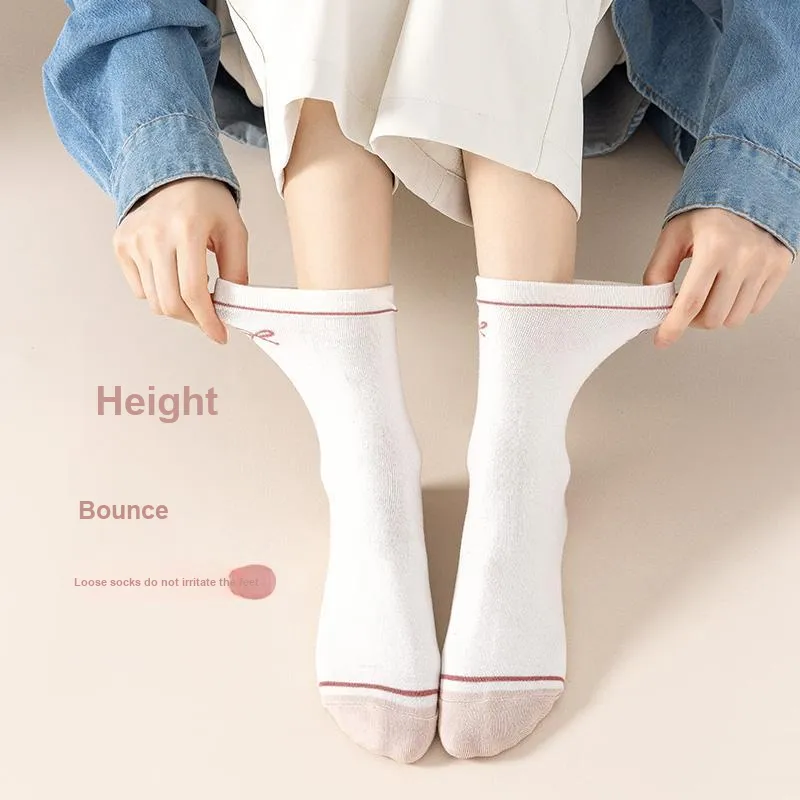 Lan Miao Mid Calf Socks Women's 7 Pack-9