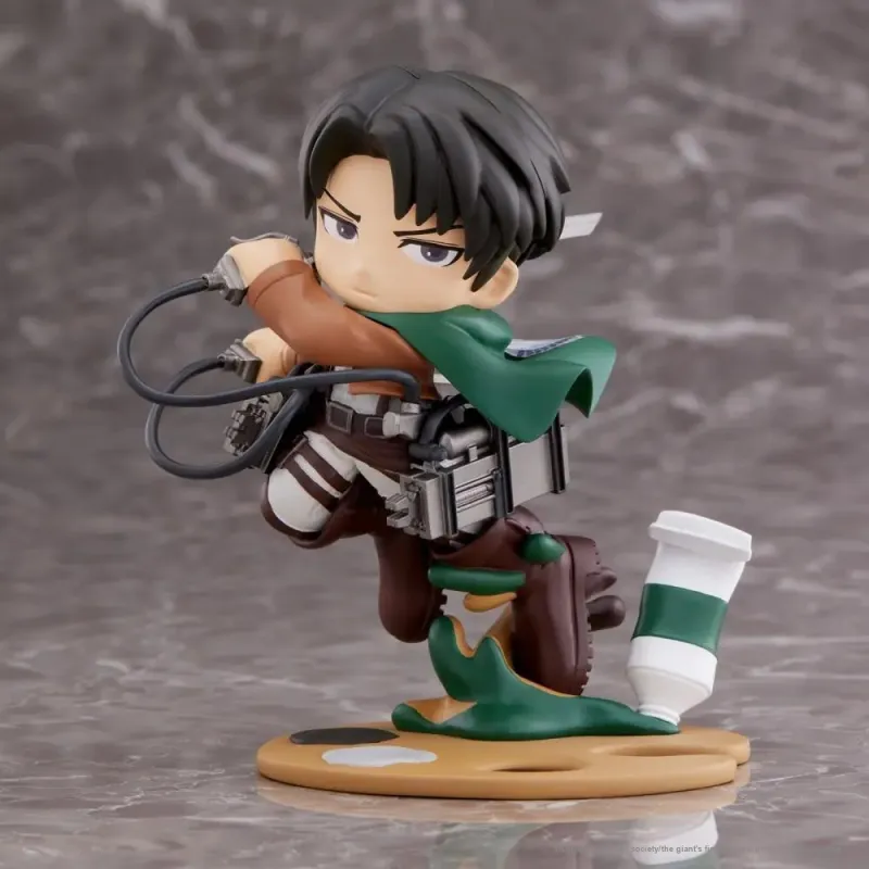 BUSHIROAD PalVerse Palé Attack On Titan, Eren Yeager & Levi Ackerman Chibi Figures 11cm-5