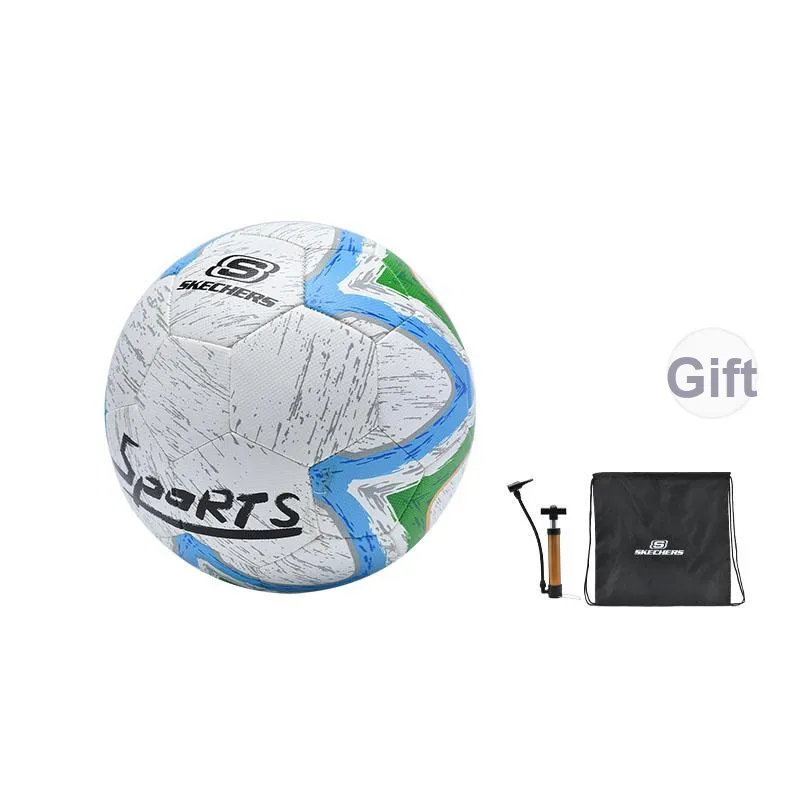 Skechers Size 5 Soccer PU Machine Stitched Soccer Ball Unisex Green-7
