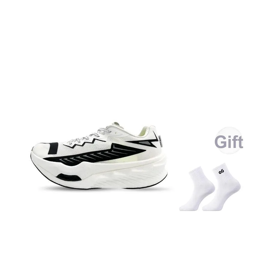 LOOP BURN Running Shoes Unisex Low Top White