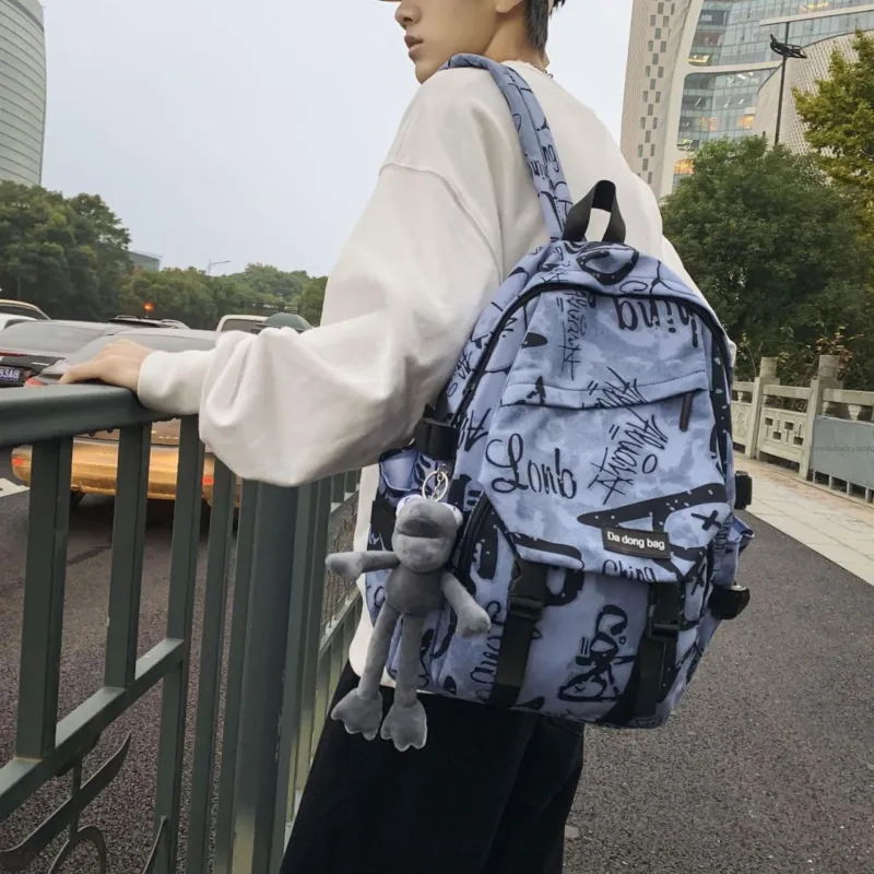 BALANG Nylon Backpack Unisex Multicolor-6