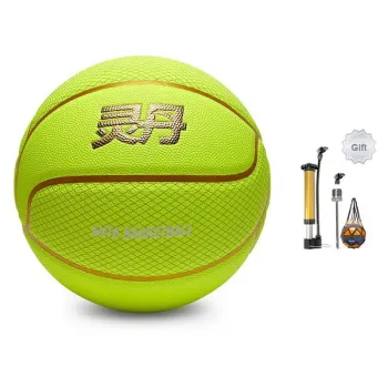 Anta Elixir PU Basketball Green Size 7 Training Match