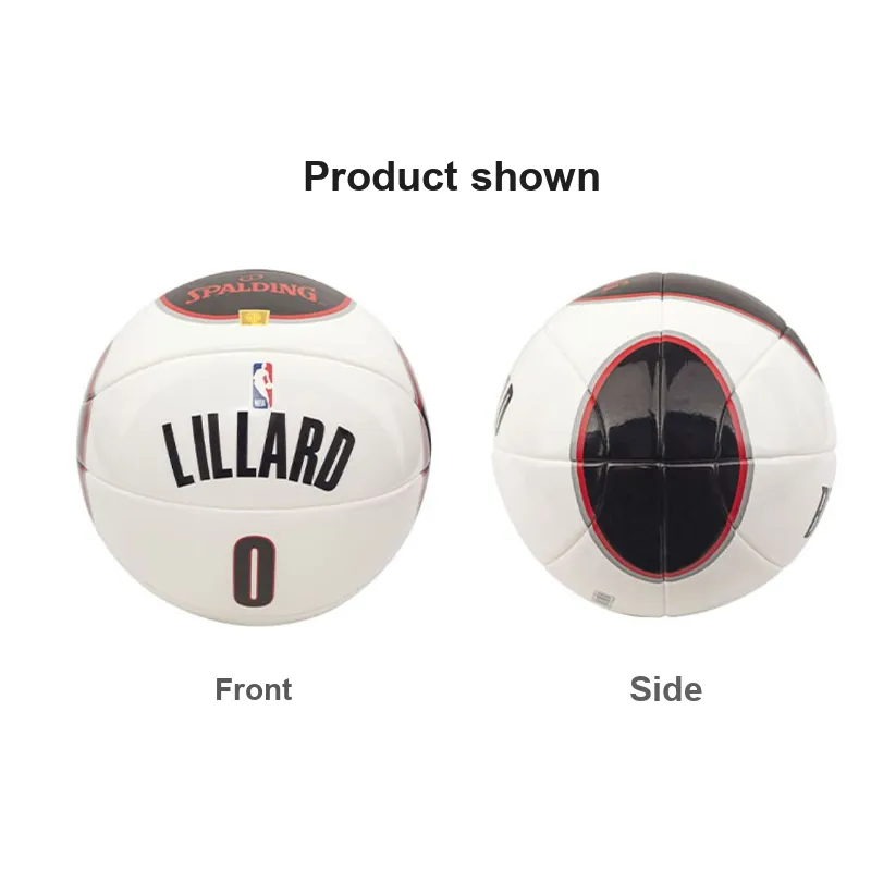 SPALDING PVC Basketball White Size 1 Ball Training Unisex-4