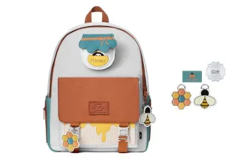 MR.ACE HOMME Polyester Backpack Women's Color Block