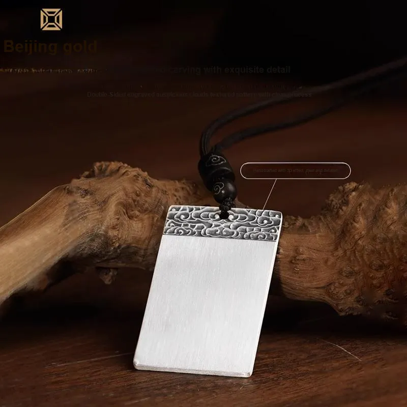 BEIJINGHUANGJIN 999 Fine Silver Necklaces Unisex-5