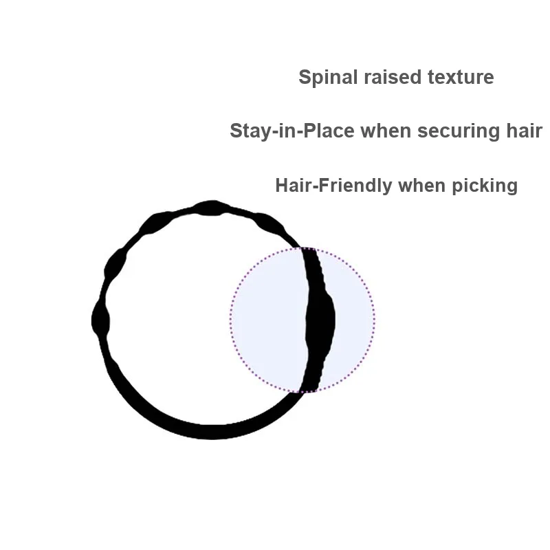 GOODY Rubber Hair Tie Hair Tie Headpiece Women's-2