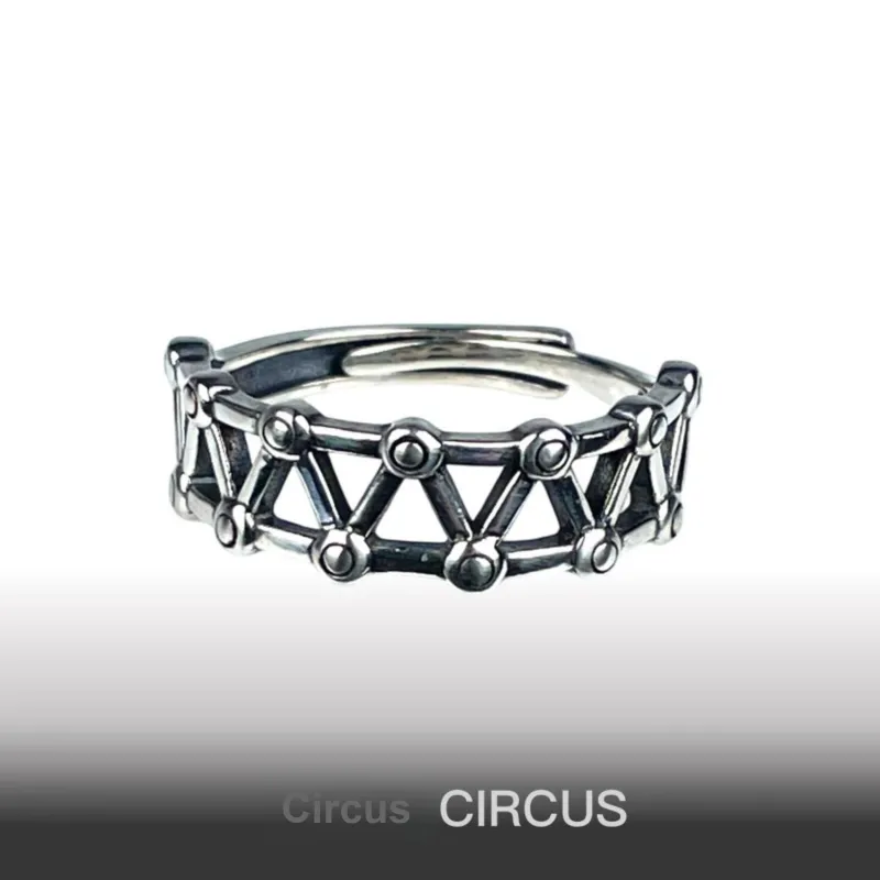 SHIYI N CIFANG S925 Silver Rings Unisex-2
