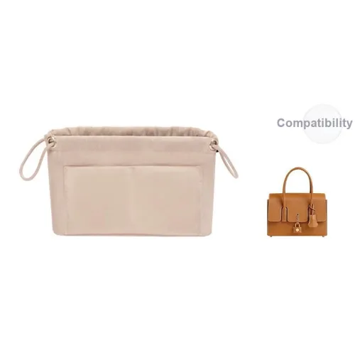 Прилив Сатиновый Хранение Super Light Застежка на шнурке Подкладка Сумка Вкладыш Женские Бежевый Кофе Черный