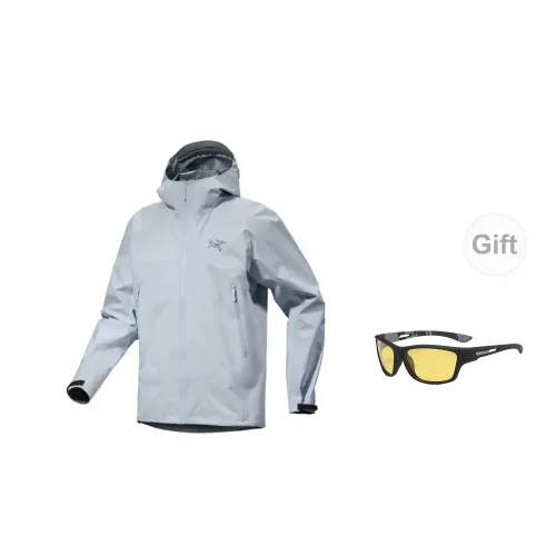 Arcteryx Beta Series Windbreaker Jackets Men Dawn Blue+Free Eyeglasses