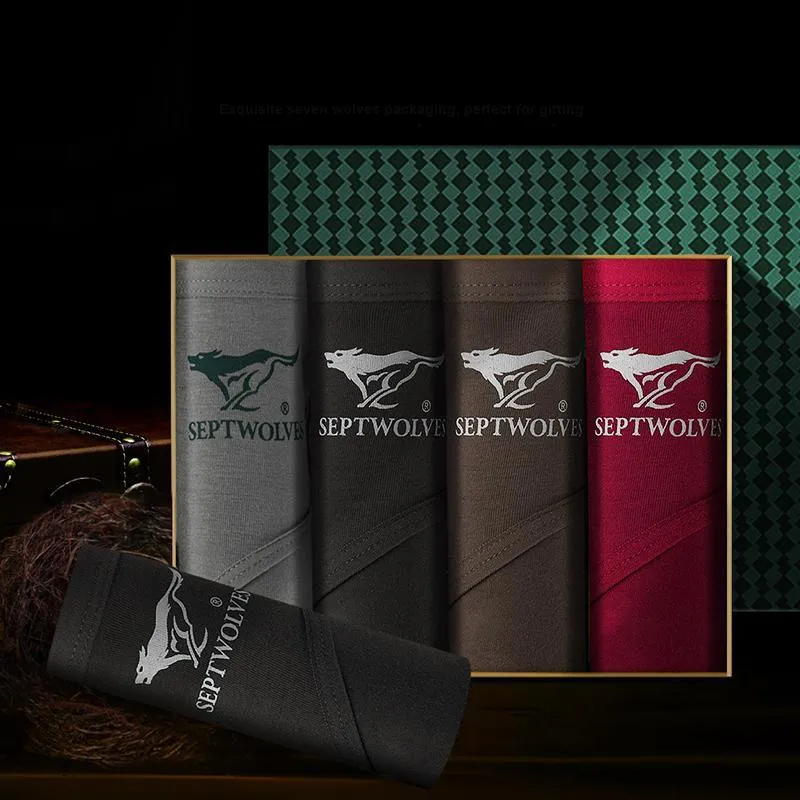 SEPTWOLVES Underwear Gift Box Men's 4 Piece Gift Box Sets-1