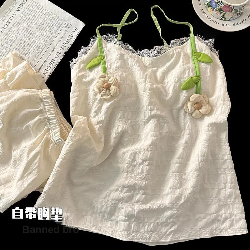 Maultiay Pajama Set Summer Women's-5