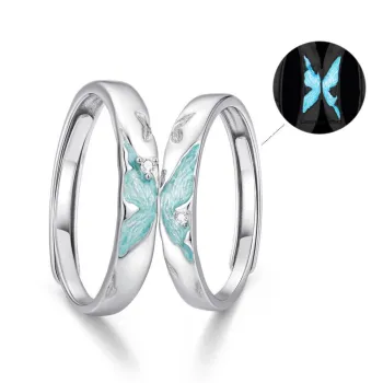 Goran Silver 925 Couple Ring Unisex