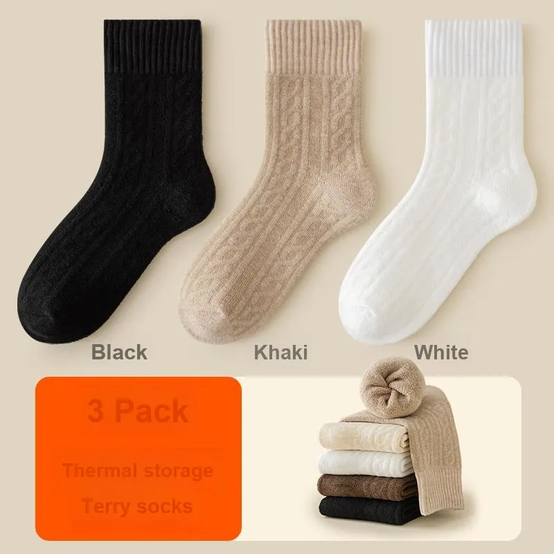 H YXIANG Mid Calf Socks Women's Combo Set-9