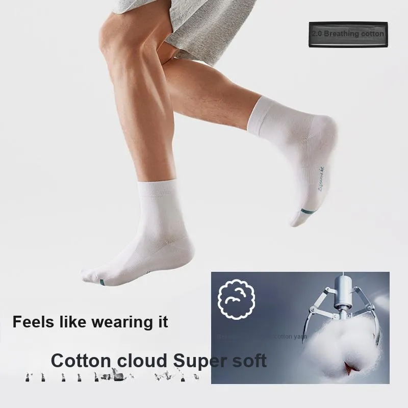 HLA Mid Calf Socks Men's 6 Pack-12