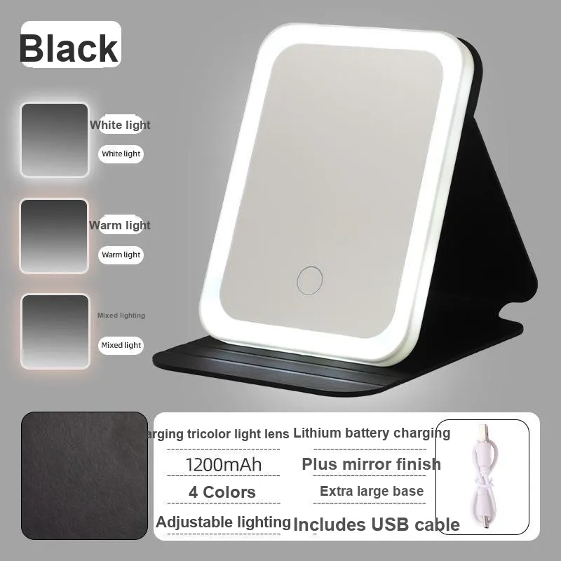 Gentle Welcome LED Square Foldable Charging With Free Dimming Fill Light Lens-5