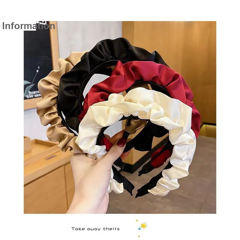JIANYINGSHU Satin Headbands Women's-5